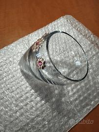 Anfora cristallo e argento 