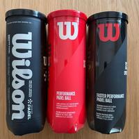 Kit 9 palle Wilson X3, Premier Padel e Speed
