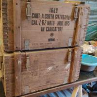 CASSE IN LEGNO PER MUNIZIONI
