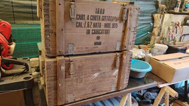 CASSE IN LEGNO PER MUNIZIONI