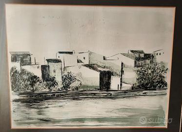 Quadro litografia di Domenico Purificato