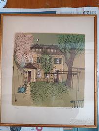 Multiplo d'arte, stampa firmata degli anni 1970