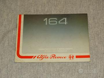 ALFA 164 SUPPLEMENTO LIBRETTO CLIMATIZZAZIONE