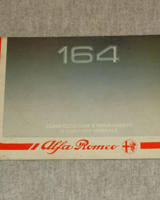 ALFA 164 SUPPLEMENTO LIBRETTO CLIMATIZZAZIONE