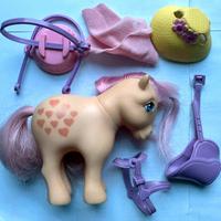 Mio Mini Pony Peachy cuori arancioni 1982 Hasbro