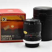 Sigma 135mm f3.5 per Canon nuovo