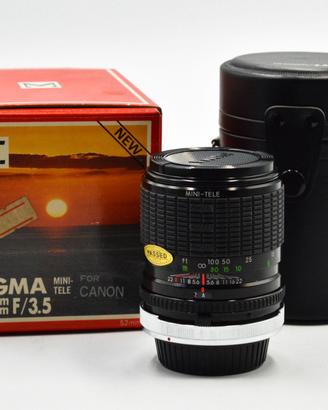 Sigma 135mm f3.5 per Canon nuovo