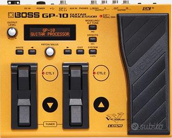 Pedaliera multieffetto chitarra Boss GP10 + midi