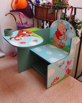 Banco poltroncina Winnie the Pooh con vano