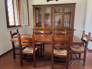 Sala pranzo LEGNO NOCE MASSELLO