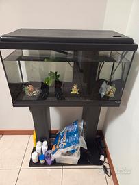 acquario 60 litri con piedistallo 