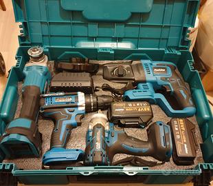 Set attrezzi a batteria con accessori 