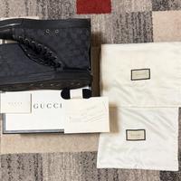 Gucci High-Top Sneakers Black GG Canvas