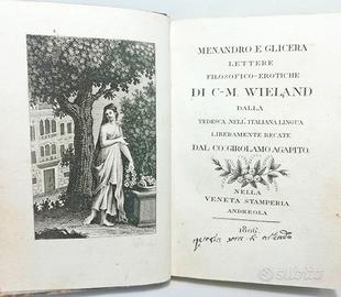 MENANDRO E GLICERA - WIELAND CHRISTOPH MARTIN 1806