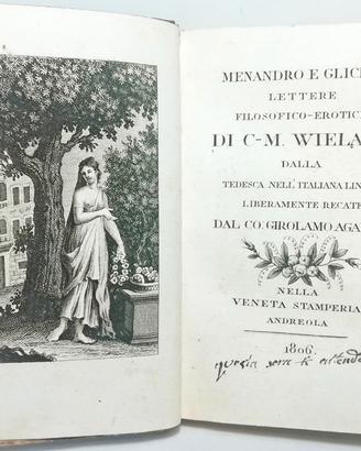 MENANDRO E GLICERA - WIELAND CHRISTOPH MARTIN 1806