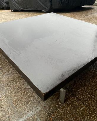 Tavolino legno massiccio basso Pianca 120x120