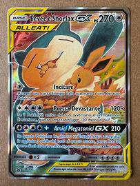 Carta Pokémon Eevee & Snorlax GX SM169 Promo