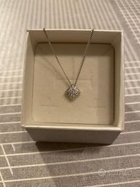 Collana a girocollo in Oro Bianco 18 Carati