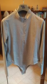 Body grigio perla melange 