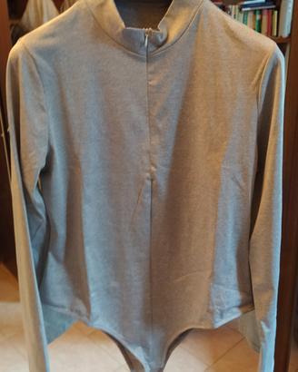 Body grigio perla melange 