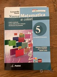 Nuova matematica a colori 5 NUOVO