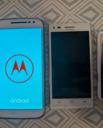 Telefoni cellulari (Nokia, Motorola, Huawei)