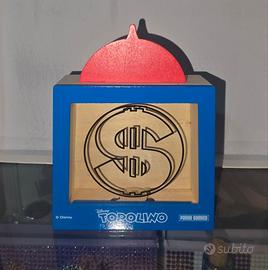 Topolino deposito zio paperone salvadanaio legno