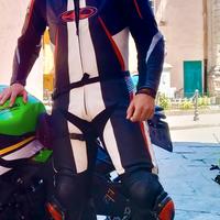 tuta moto clover x3 taglia 50 come nuova 