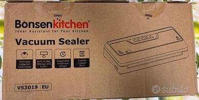 Macchina sottovuoto nuova sigillata.