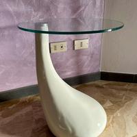 Tavolino in vetro da sala o salotto