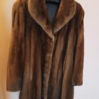 Vera pelliccia in visone naturale taglia L - XL