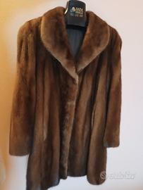 Vera pelliccia in visone naturale taglia L - XL