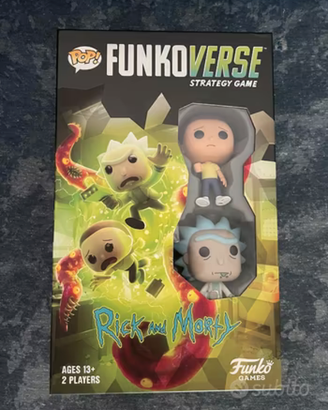Gioco da tavolo Rick e Morty + FunkoPops