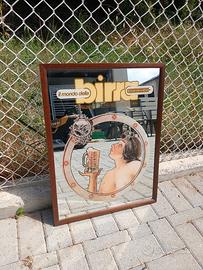 quadro specchio vintage birra