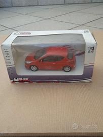 MODELLINO AUTO PEUGEOT 207 ROSSA SCALA 1/43