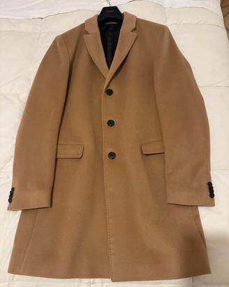 Cappotto da uomo cammello cashmere Hugo Boss tg 52