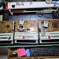 TRE magnetofoni castelli S3000