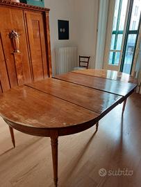 tavolo allungabile antico noce