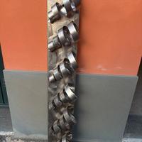 Portabottiglie in acciaio