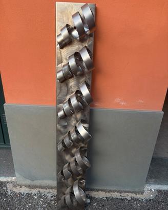 Portabottiglie in acciaio