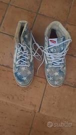 scarpe Vans in tessuto con stelle ne.37/38