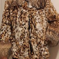 Giacca Lipi Cat bordata volpe collo e polsi NUOVA