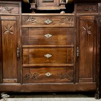 Credenza Liberty 900 restaurato in legno massello