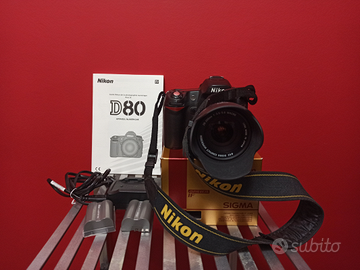 Reflex Nikon D80 + Sigma 28-200