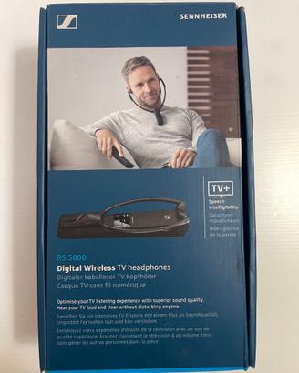 Cuffie TV senza fili Sennheiser RS5000 come nuove
