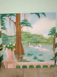 Fausto Magni – Grande dipinto originale (175×180)