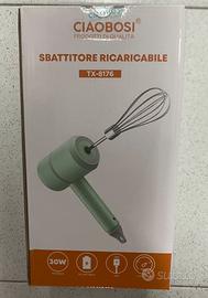 Sbattitore elettrico ricaricabile 30 W