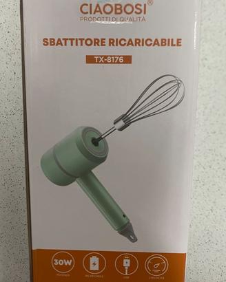 Sbattitore elettrico ricaricabile 30 W