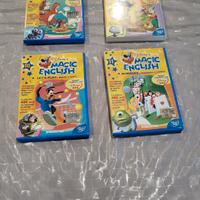 4 dvd magic English DISNEY in ottime stato