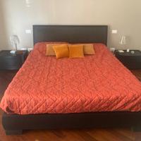 Letto matrimoniale con contenitore La Falegnami